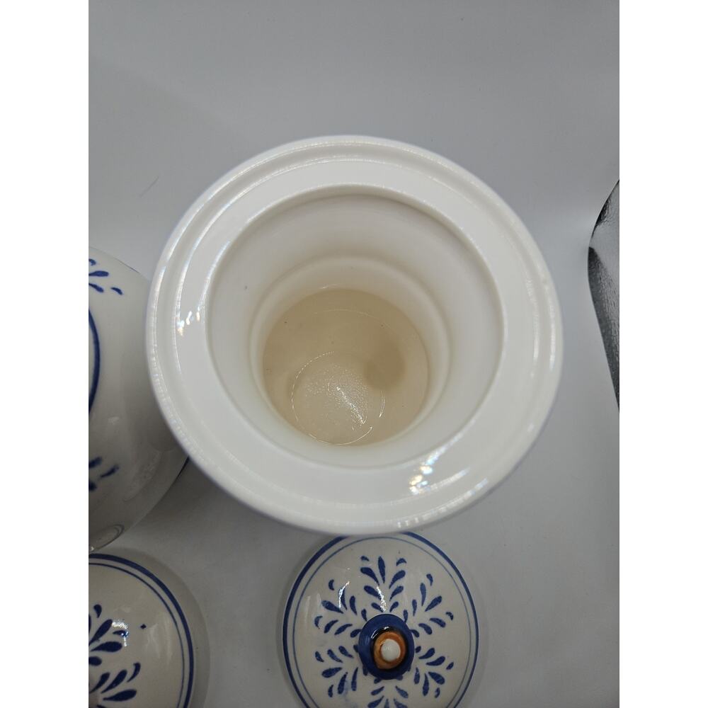 Vintage Royal Sealy Heritage Tea And Coffee Canister Set Of 2 Large Medium - Picture 5 of 11